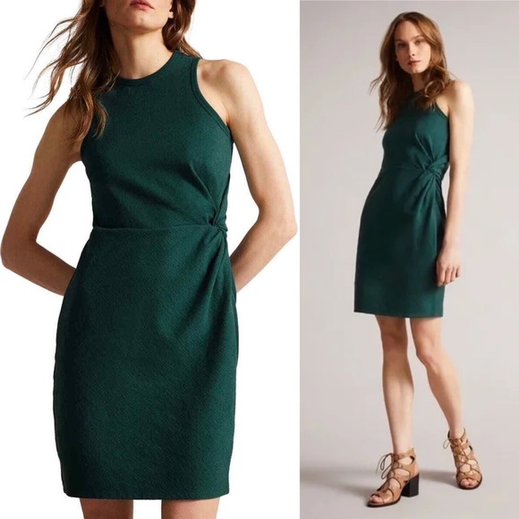 Ted Baker London Knot Front Jersey Dress - Picture 2 of 5